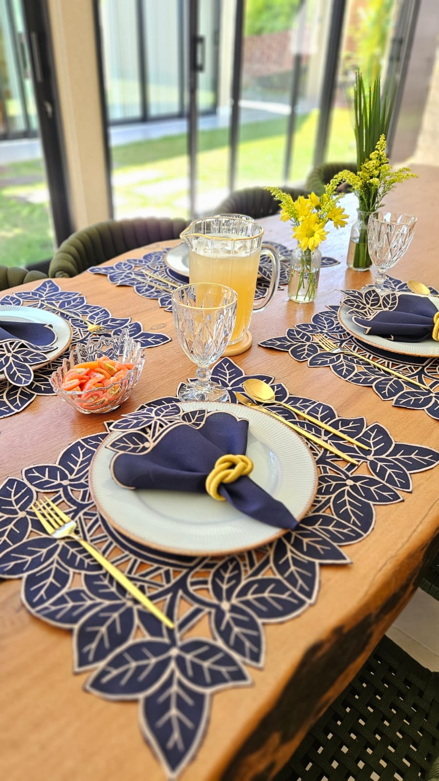 Kit Americano Richelieu e Guardanapo Elegância