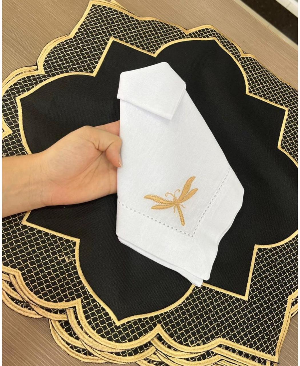 Linen Blend Napkin - Black