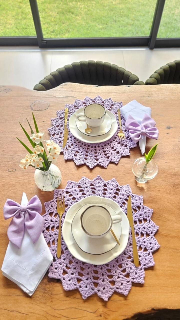 Americano Crochê Lilac