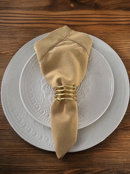 Guardanapo Linho Misto - Dourado